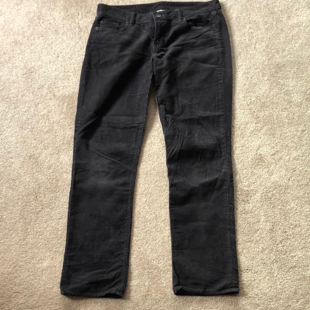 NWOT J. Crew Vintage Matchstick Skinny leg cords, Dark Charcoal